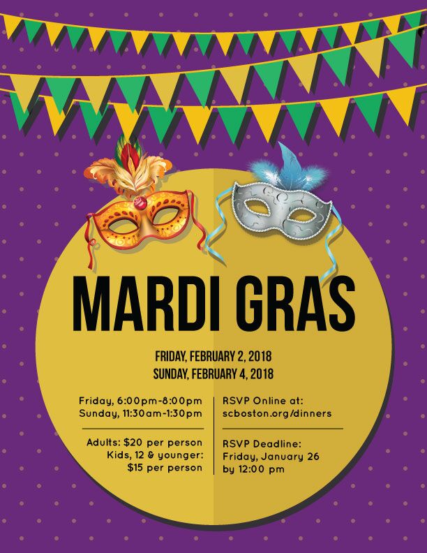 Mardi Gras Flier