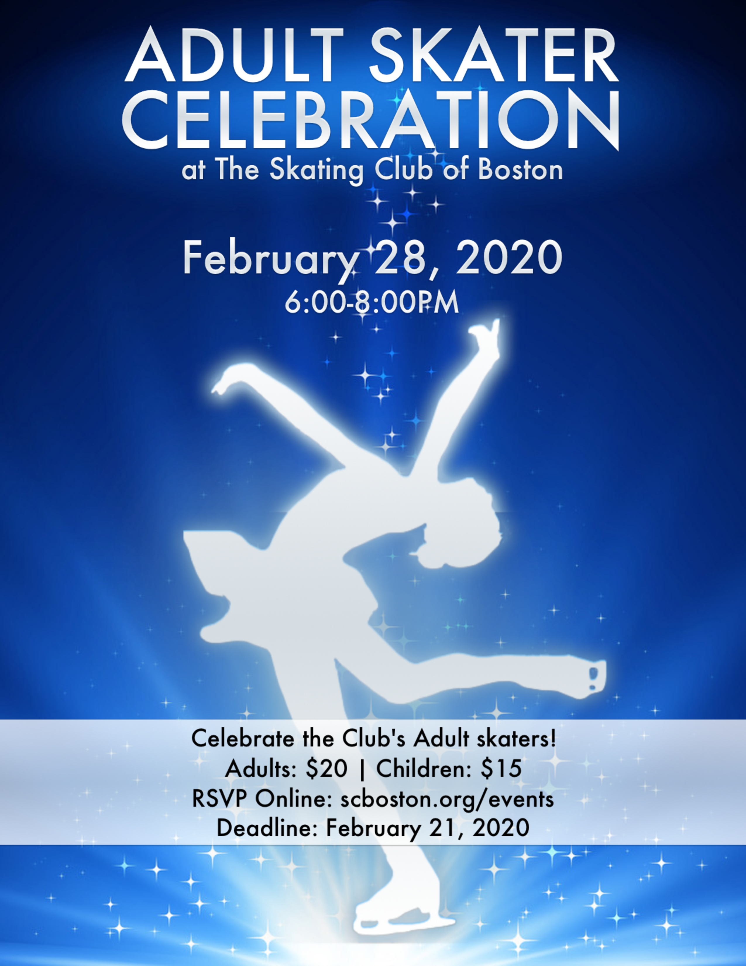2020 Adult Celebration Flyer