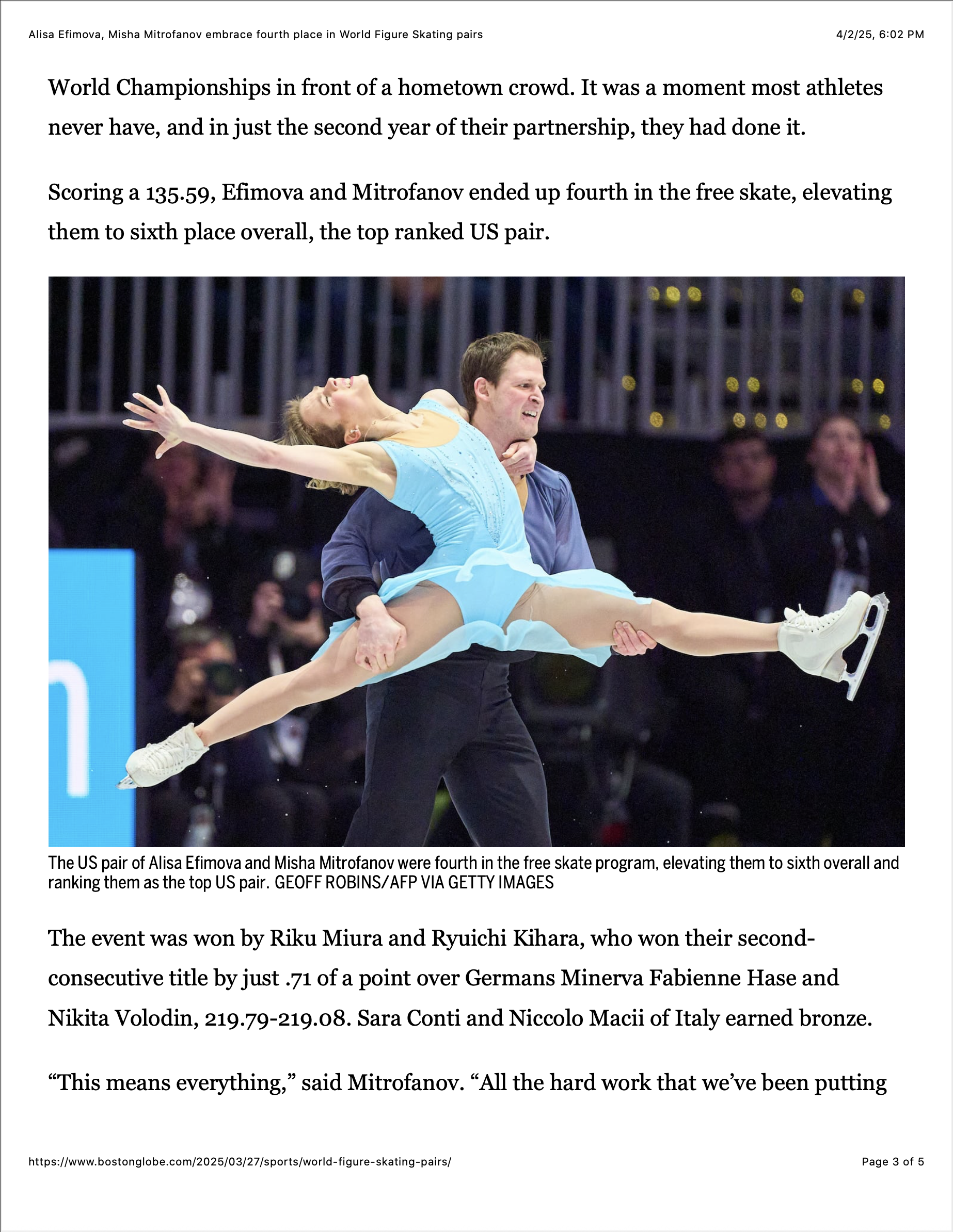 Alisa Efimova and Misha Mitrofanov 3